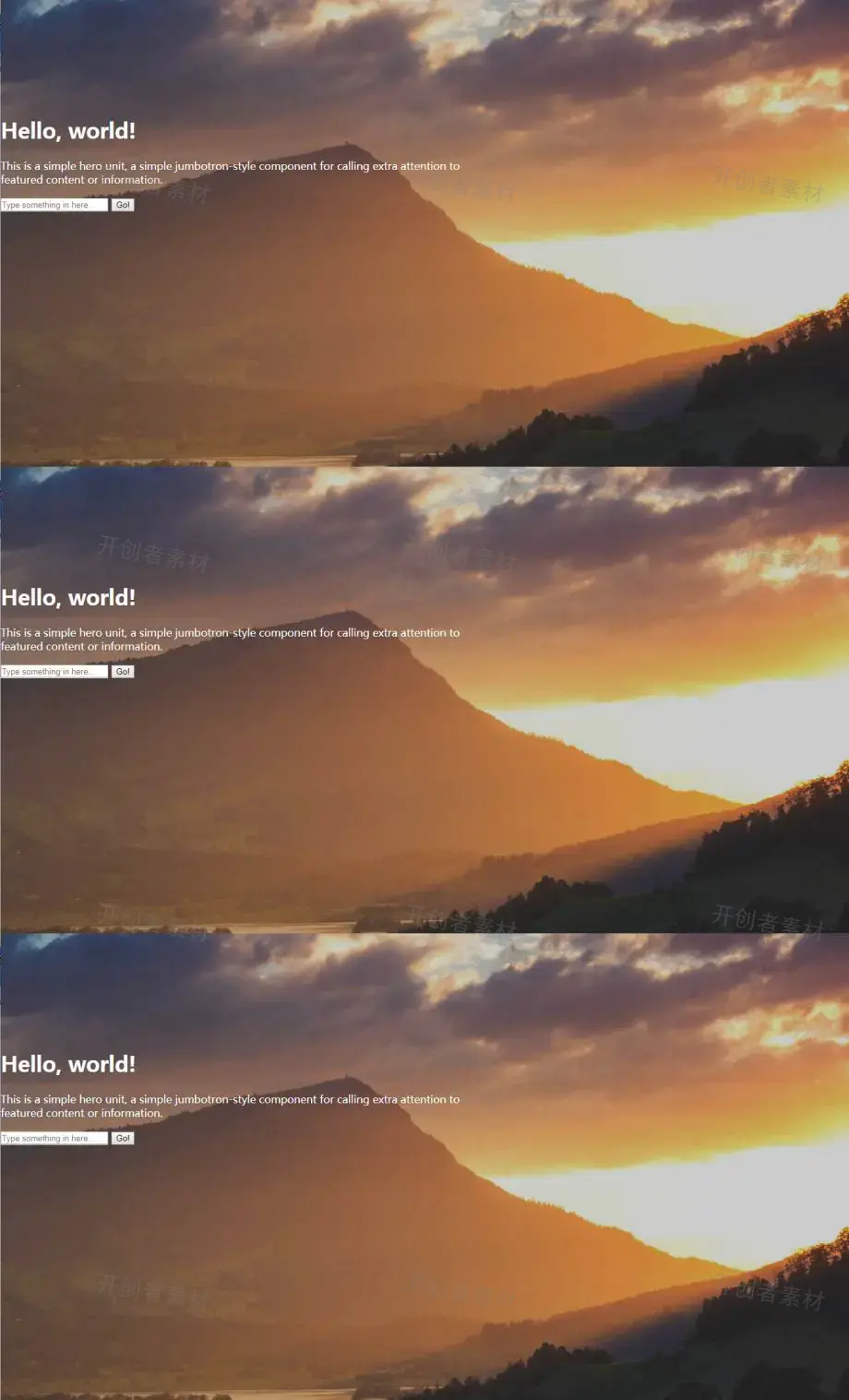 HTML5响应式jquery苹果iOS的背景图片视觉差效果插件